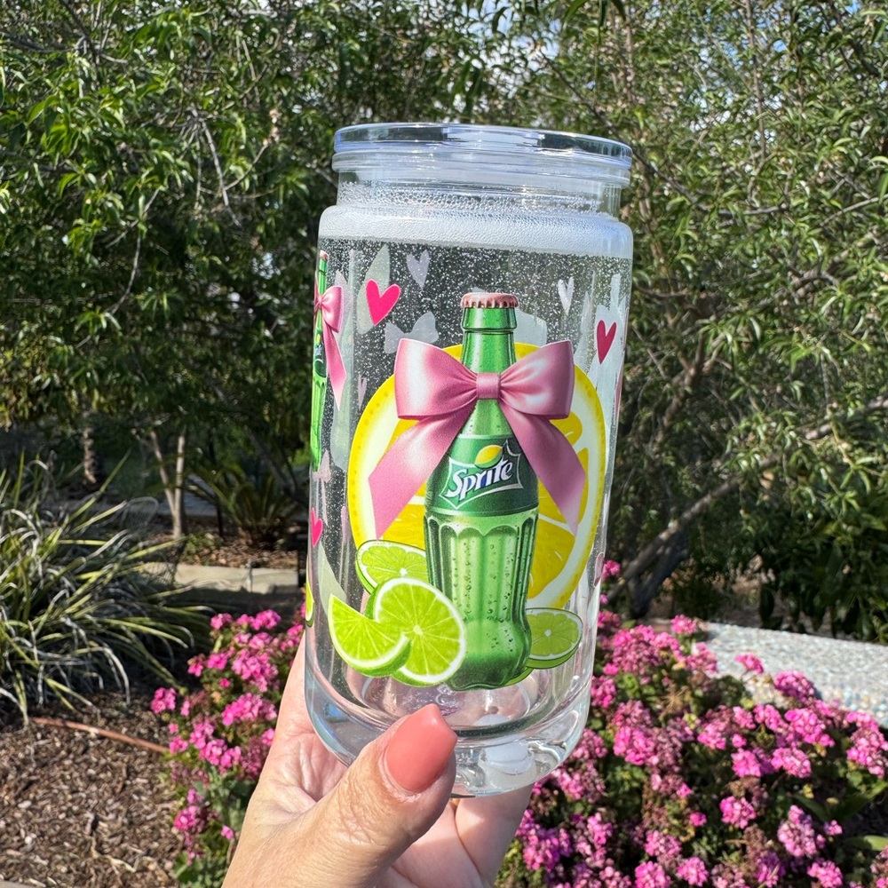 Sprite snow globe Tumbler 16oz